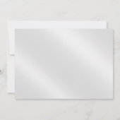 Glamour Glitter Luxe Bokeh Wedding | zilverijs Kaart (Achterkant)