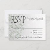 Glamour Glitter Luxe Ombre RSVP | zilverijs (Voorkant)