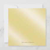 Glamour Glitter Luxe Save the Date | champagne (Achterkant)