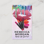 Glamour Glitter Shiny Drip | Lipstick Kiss Visitekaartje (Voorkant)