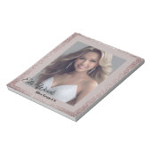 Glamour Glitz Autograph Pad Notitieblok (Linkerzijde)