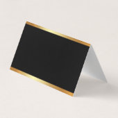 Glamour Gold Elegant Modern Sjabloon Professional Visitekaartje (Achterkant)