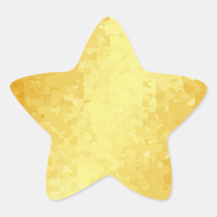 Glamour Gold Kijk naar de zwarte Sjabloon Ster Sticker