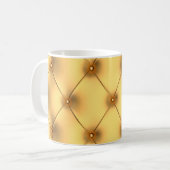 Glamour golden interior decorating background koffiemok (Voorkant links)