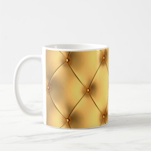Glamour golden interior decorating background koffiemok (Links)