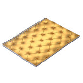 Glamour golden interior decorating background notitieboek (Linkerzijde)