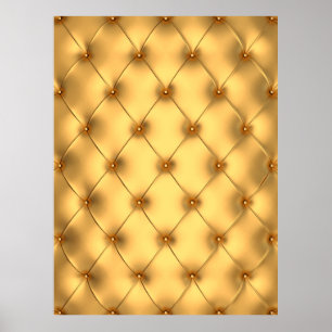 Glamour golden interior decorating background poster