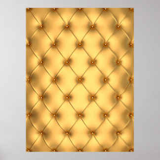Glamour golden interior decorating background poster