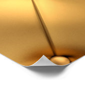 Glamour golden interior decorating background poster (Hoek)
