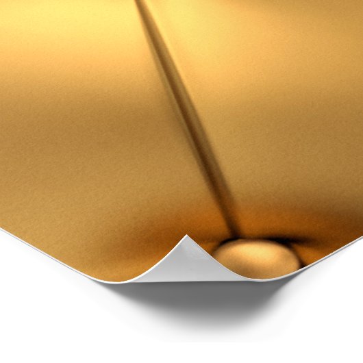 Glamour golden interior decorating background poster (Hoek)