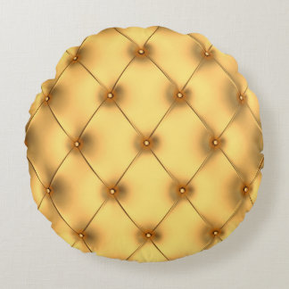 Glamour golden interior decorating background rond kussen