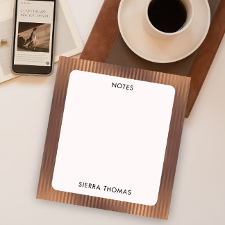 Glamour Goud Gestreept Notitieblok