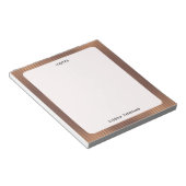 Glamour Goud Gestreept Notitieblok (Schuin)