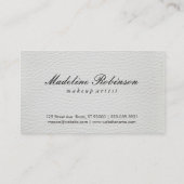 Glamour Goud Glitter Kus Leer Visitekaartje (Achterkant)