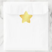 Glamour Gouden Look Harten Leeg Sjabloon Ster Sticker (Tas)