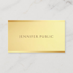 Glamour Gouden Sjabloon Modern Professioneel Ontwe Visitekaartje
