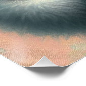 glamour: grillige Afro Pin-Up Mint Groen Perfect Poster (Hoek)