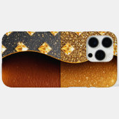 Glamour Guard: met glitters bezaaid leer Case-Mate iPhone Case (Achterkant (horizontaal))