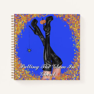 Glamour Heksen Hoge Hakken Halloween Spiraal Notitieboek