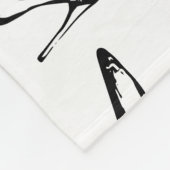 Glamour Hoge hakken Hand getrokken Fleece Deken (Hoek)