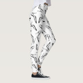 Glamour Hoge hakken Hand getrokken Leggings (Rechts)