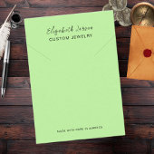 Glamour Hoops Custom Logo Chic Collectie Olive Contactkaartje