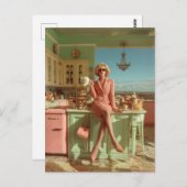  glamour in de keuken briefkaart (Voorkant / Achterkant)