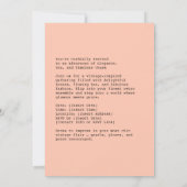 glamour in de keuken kaart (Achterkant)