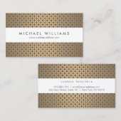 Glamour in Goud en Grijs Designer Visitekaartje (Voorkant / Achterkant)