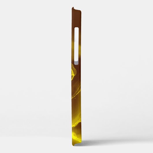 Glamour Ink Fluid. Bruin edeleffect. Marmer F Case-Mate iPhone Case (Achterkant / Links)