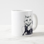 Glamour Kat Grote Koffiekop (Voorkant rechts)