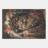 Glamour Katten bij Salon Decoupage Inpakpapier Vel (Voorkant 2)