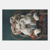 Glamour Katten bij Salon Decoupage Inpakpapier Vel (Voorkant)