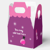 Glamour Meisje Make-up Glam Diva Party Favor Boxes Bedankdoosjes (Geopend)