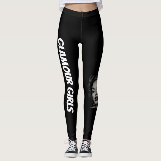 Glamour meisjes leggings (Voorkant)