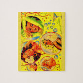 Glamour meisjes uit de jaren veertig legpuzzel (Verticaal)