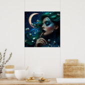 Glamour mode luxe fantasie sprookjesachtige foto poster (Keuken)