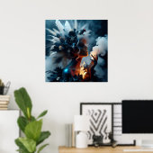 Glamour mode luxe fantasie sprookjesachtige foto poster (Thuiskantoor)