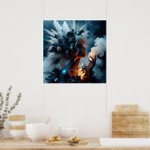 Glamour mode luxe fantasie sprookjesachtige foto poster (Keuken)