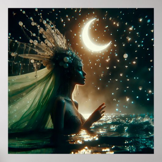 Glamour mode luxe fantasie sprookjesachtige foto poster (Voorkant)