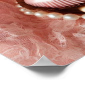 Glamour mode luxe girly koffiefoto poster (Hoek)