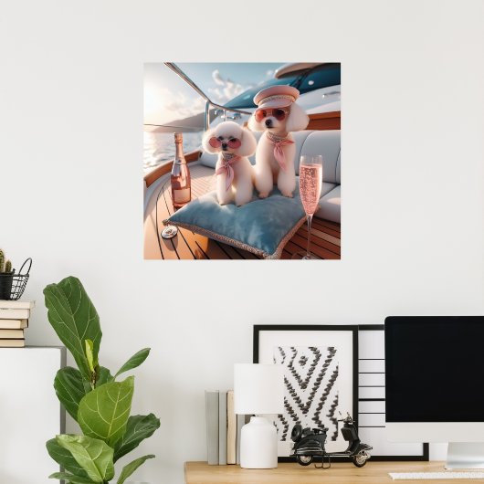 Glamour mode luxe lifestyle foto poster (Thuiskantoor)