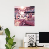 Glamour mode luxe lifestyle foto poster (Thuiskantoor)