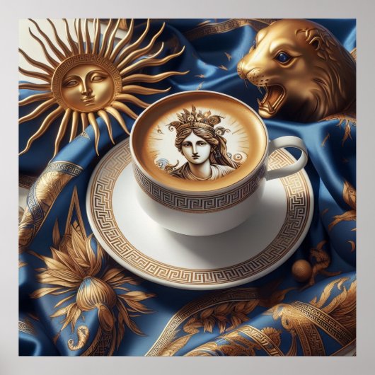 Glamour mode luxe lifestyle foto poster (Voorkant)