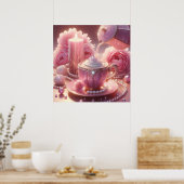 Glamour mode luxe lifestyle foto poster (Keuken)