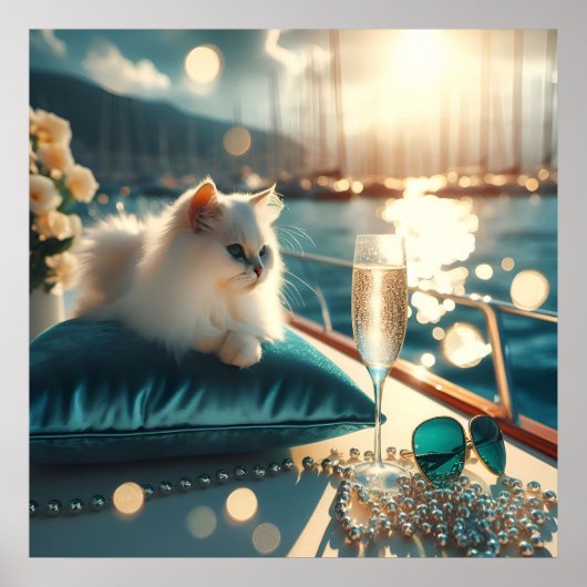 Glamour mode luxe lifestyle foto poster (Voorkant)