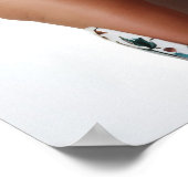 Glamour mode luxe zomernagels art foto poster (Hoek)