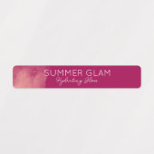 Glamour Moderne Lipstick Lip Gloss Roze Label (Design 1)