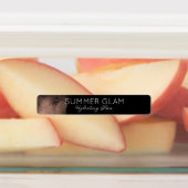 Glamour Moderne Lipstick Lip Gloss Zwart Label (Aangebracht)