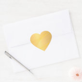 Glamour Nepgoud Voeg Uw Tekst Toe Lege Sjabloon Hart Sticker (Envelop)